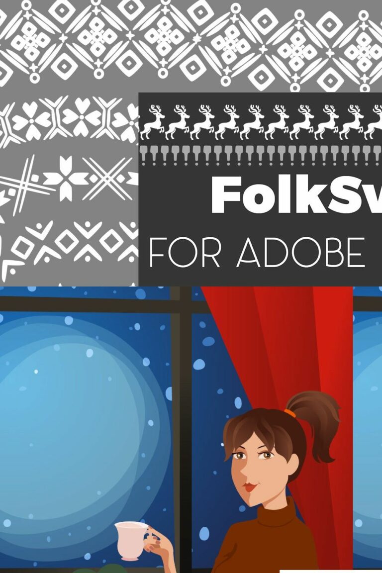 Folk Sweater Brushes for MasterBundles