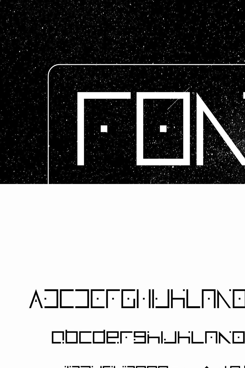 Fondy - Modern Typeface pinterest preview image.