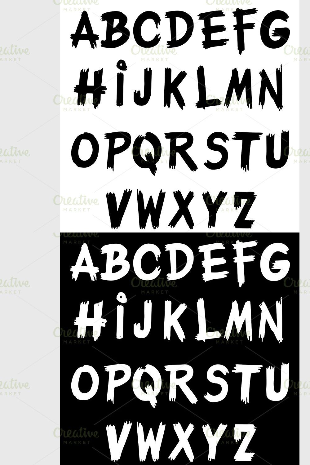 Font AxWoodFont pinterest preview image.