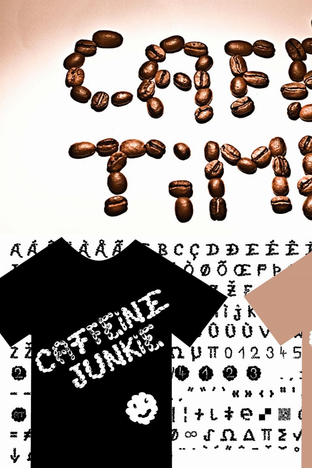 FONT | Coffee Beans Time pinterest preview image.