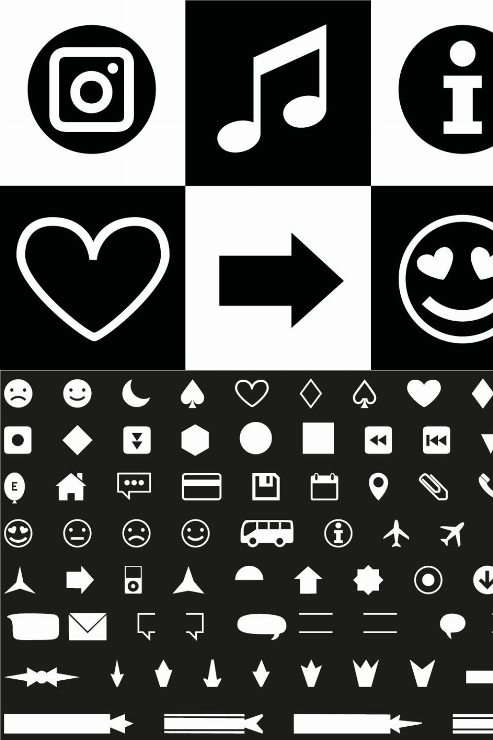 FONT | Icons Dingbats Symbols Set – MasterBundles