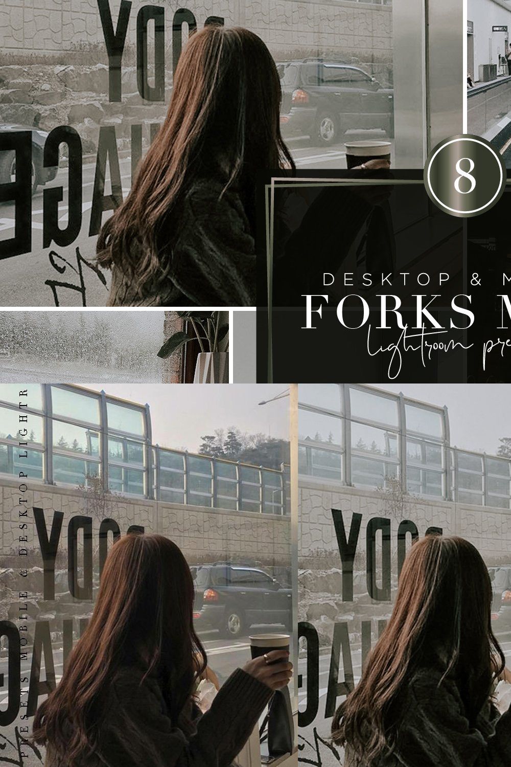 FORKS MINE - Lightroom Presets pinterest preview image.