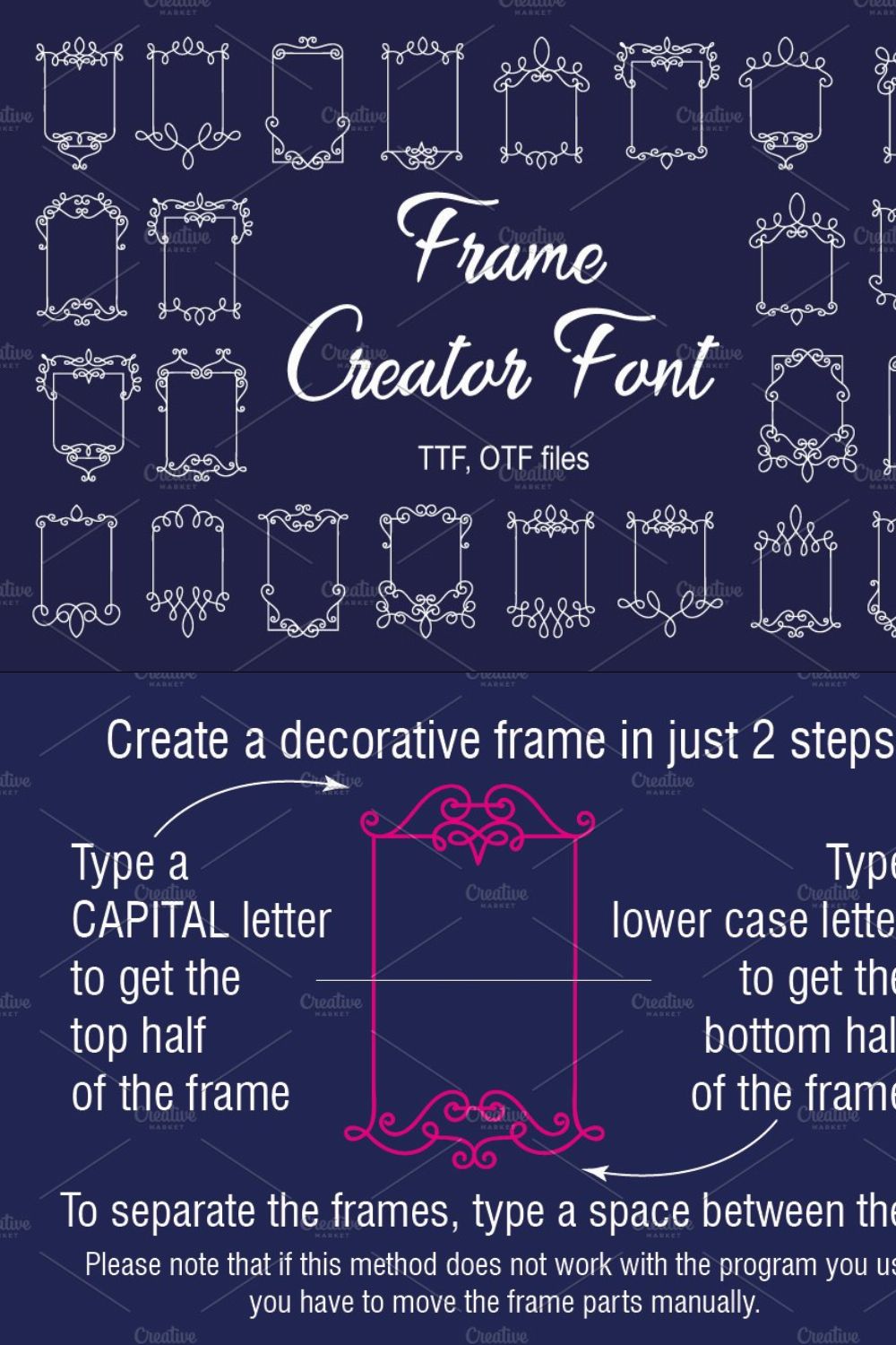 Frame Creator pinterest preview image.