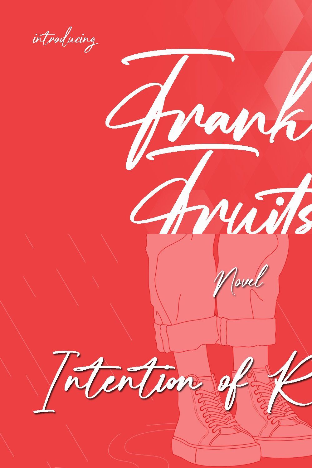 Frankfruits Handwritten Script Font pinterest preview image.