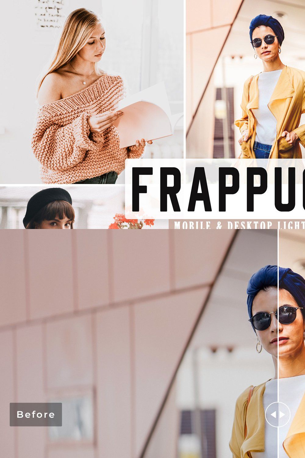 Frappuccino Pro Lightroom Presets pinterest preview image.