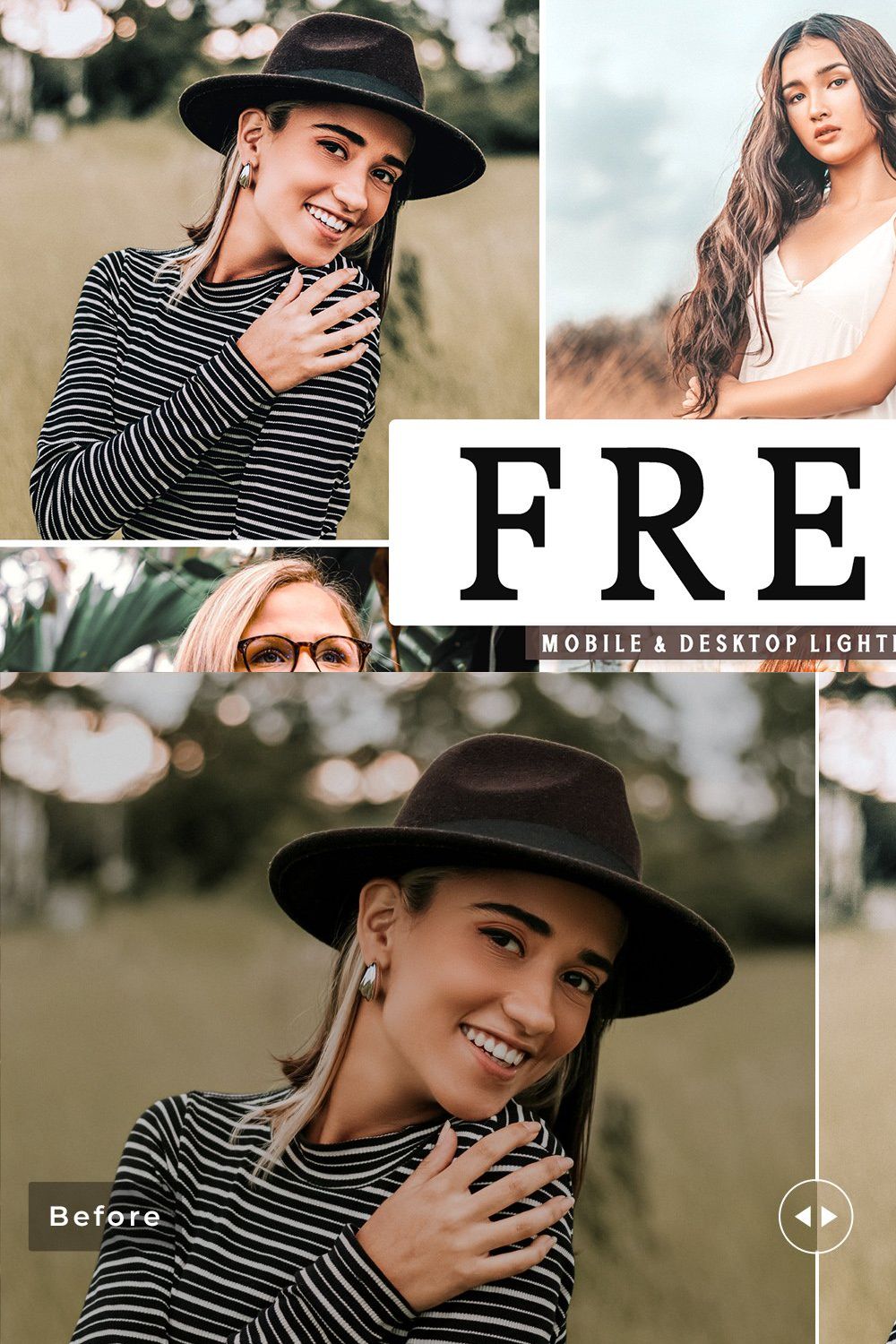 Fresh Lightroom Presets Pack pinterest preview image.