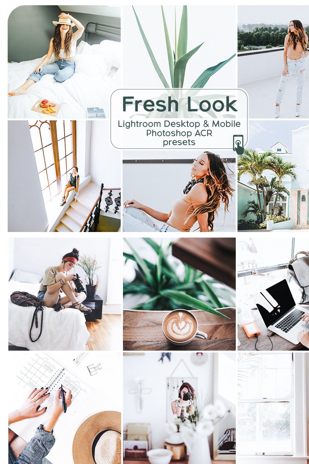 Fresh Look Lightroom Presets pinterest preview image.