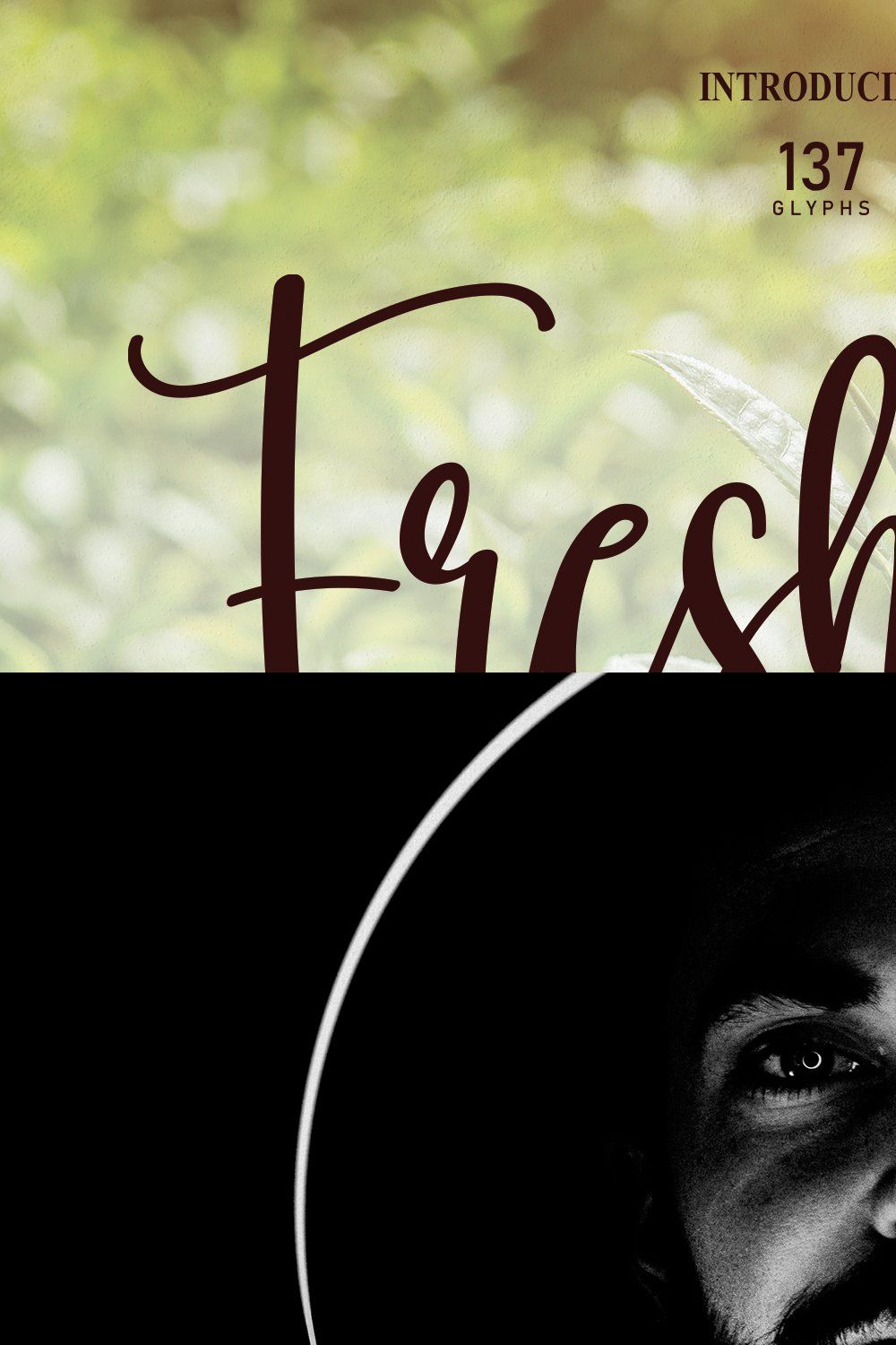 Freshtea | Script Font pinterest preview image.