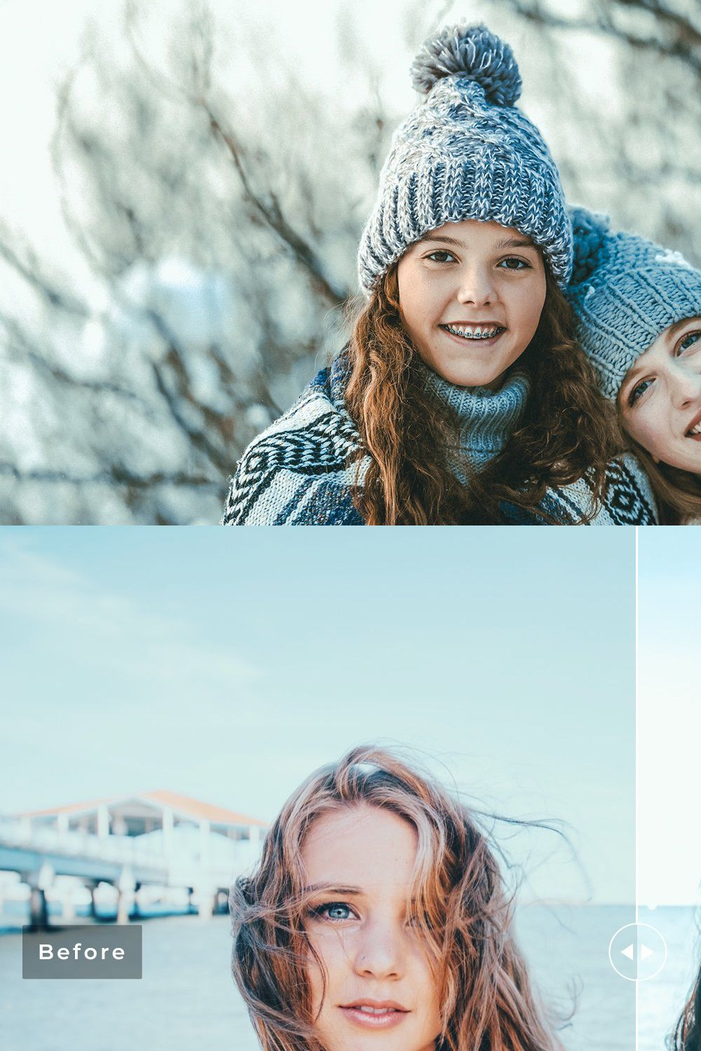 Friends Forever Lightroom Presets pinterest preview image.