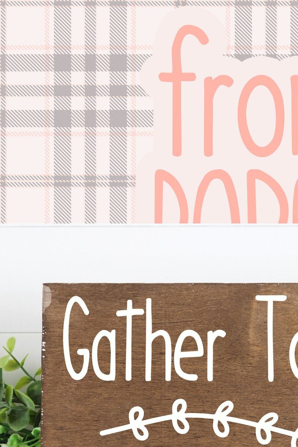 Front Porch - A Handwritten Font pinterest preview image.