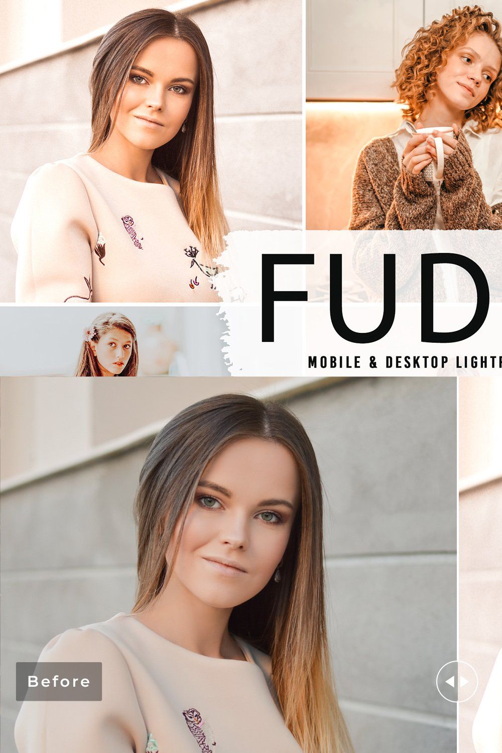 Fudge Pro Lightroom Presets pinterest preview image.