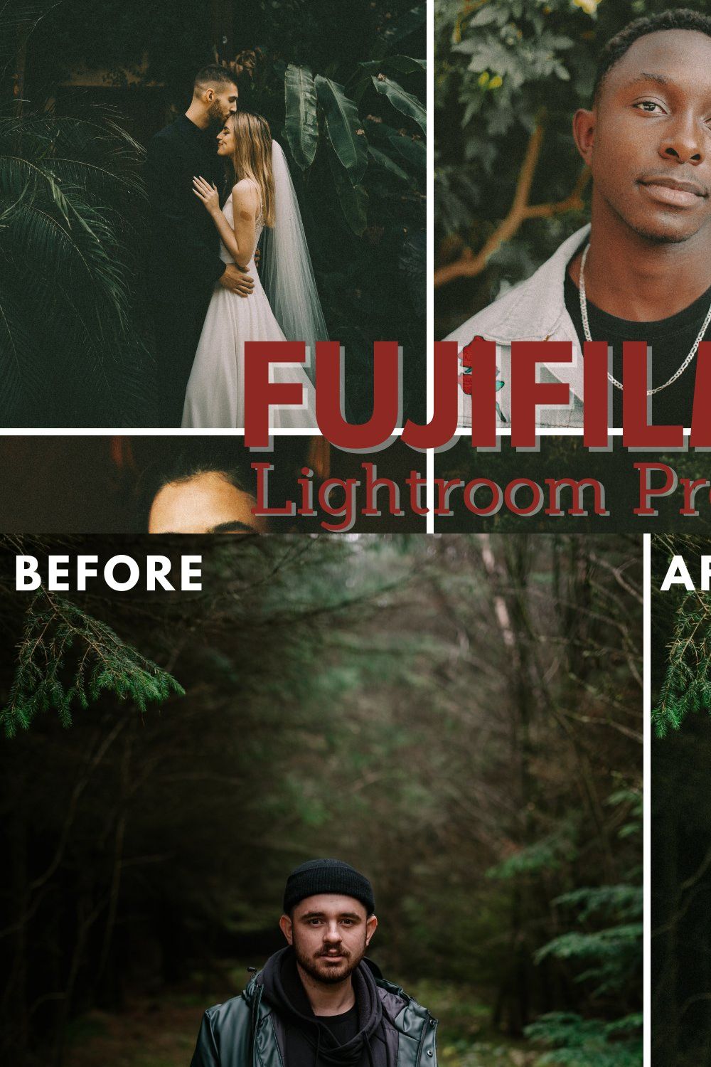 Fujifilm 800 Lightroom Film Presets pinterest preview image.