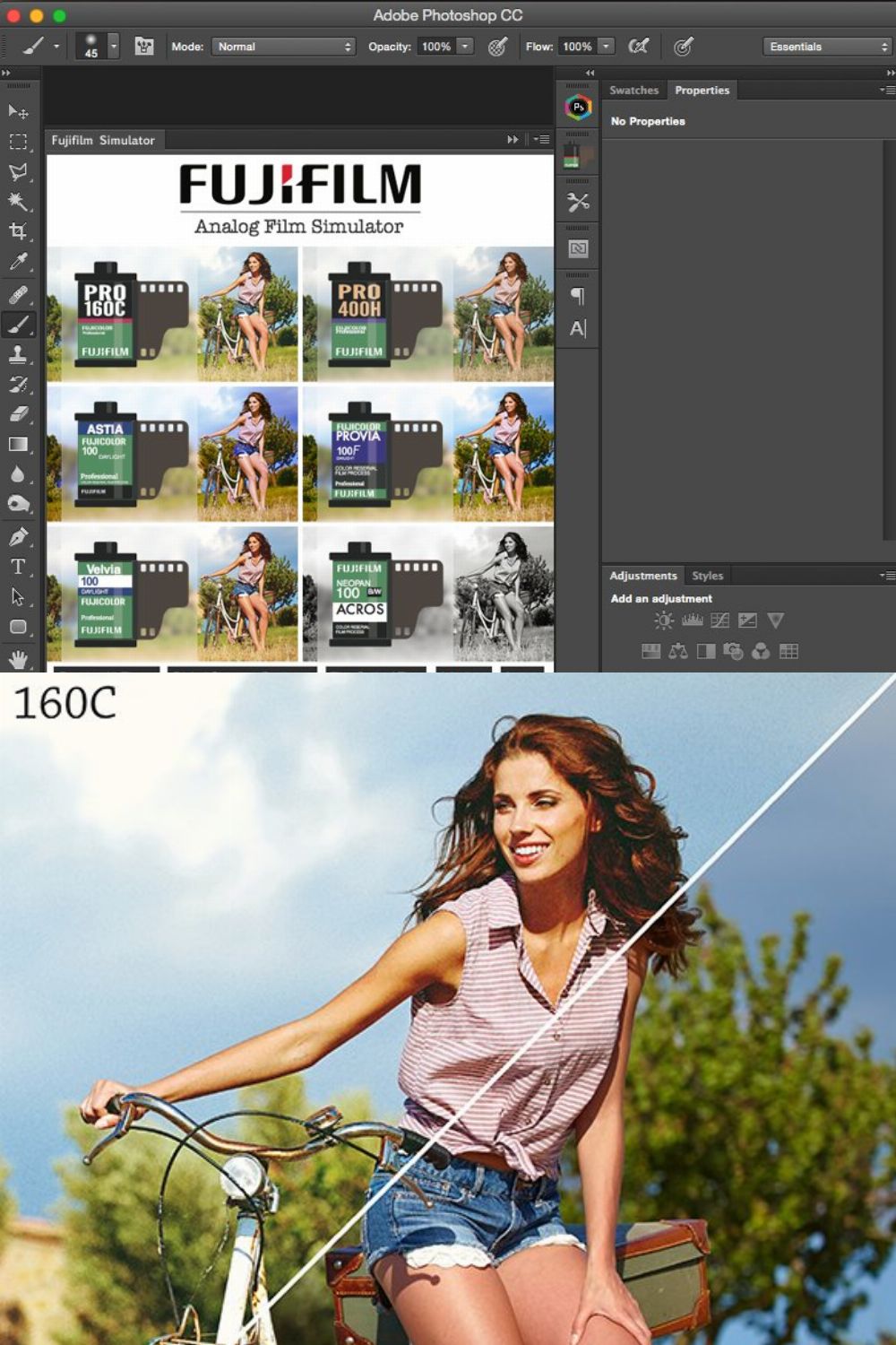 Fujifilm Simulator (PS Panel) pinterest preview image.