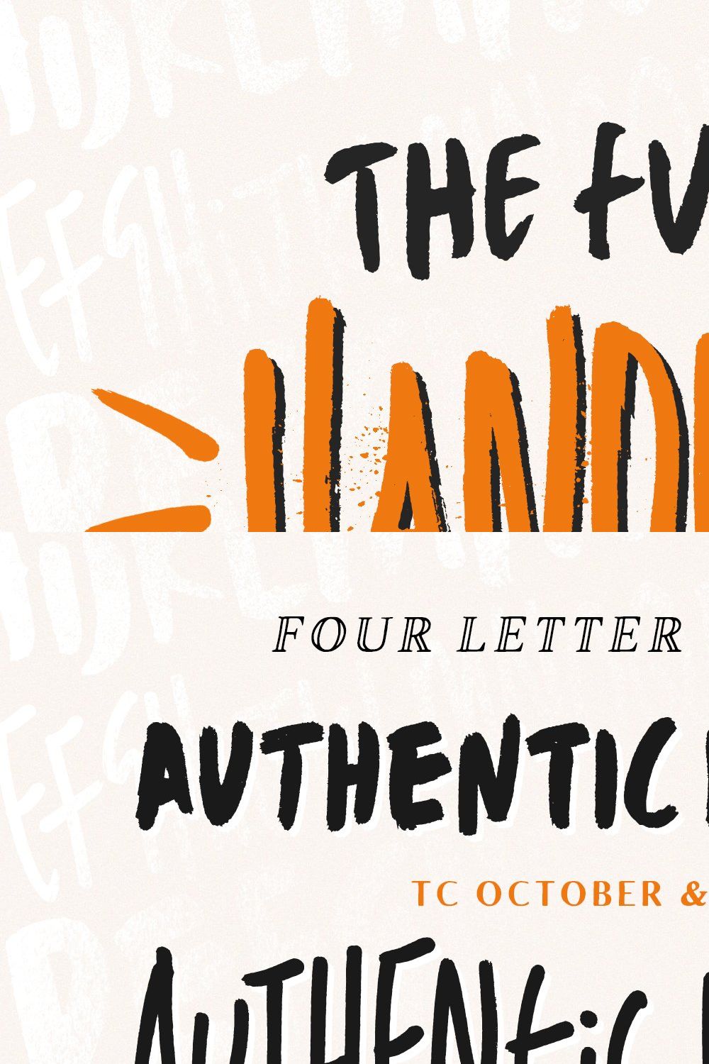 Full'A'Quirks Handwritten Fonts Pack pinterest preview image.