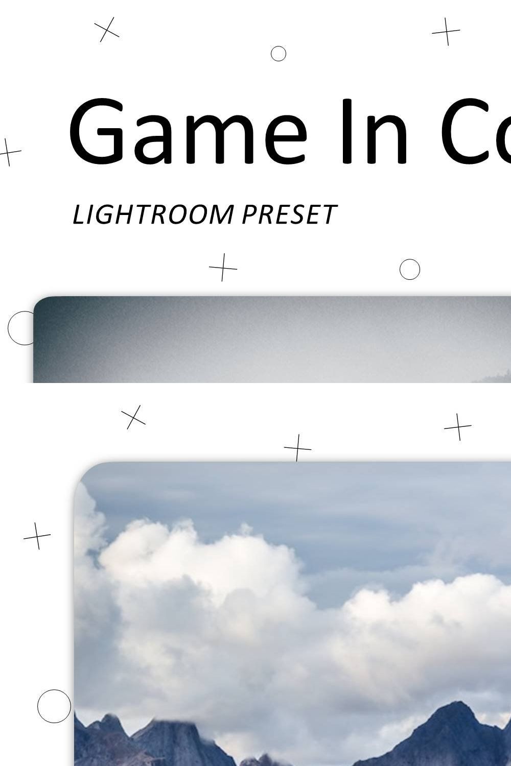 Game In Contrast - Lightroom Presets pinterest preview image.