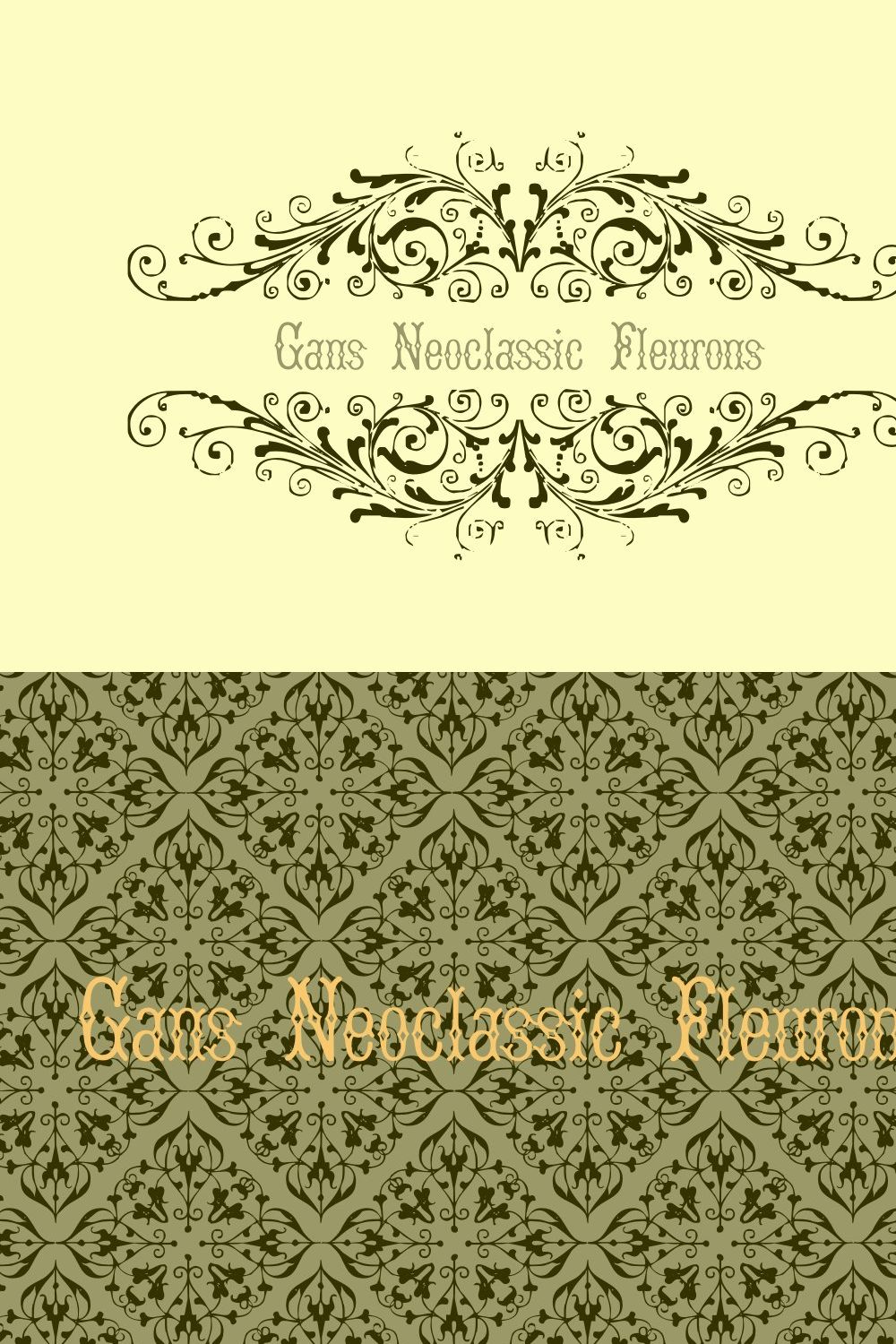 Gans Neoclassic Fleurons pinterest preview image.