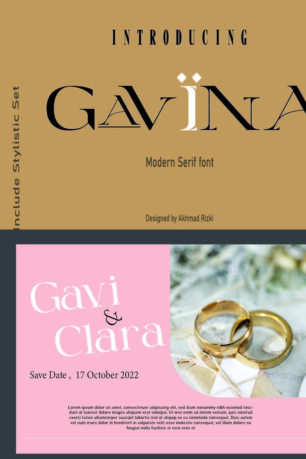 Gavina pinterest preview image.