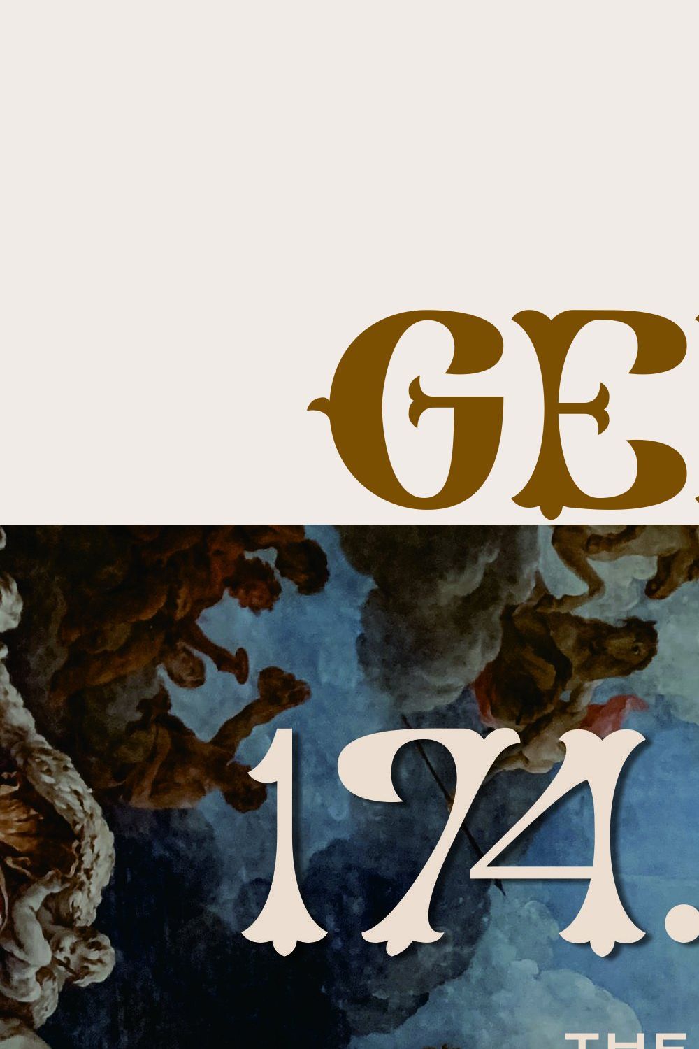 Geman Nier - Vintage Display Font pinterest preview image.