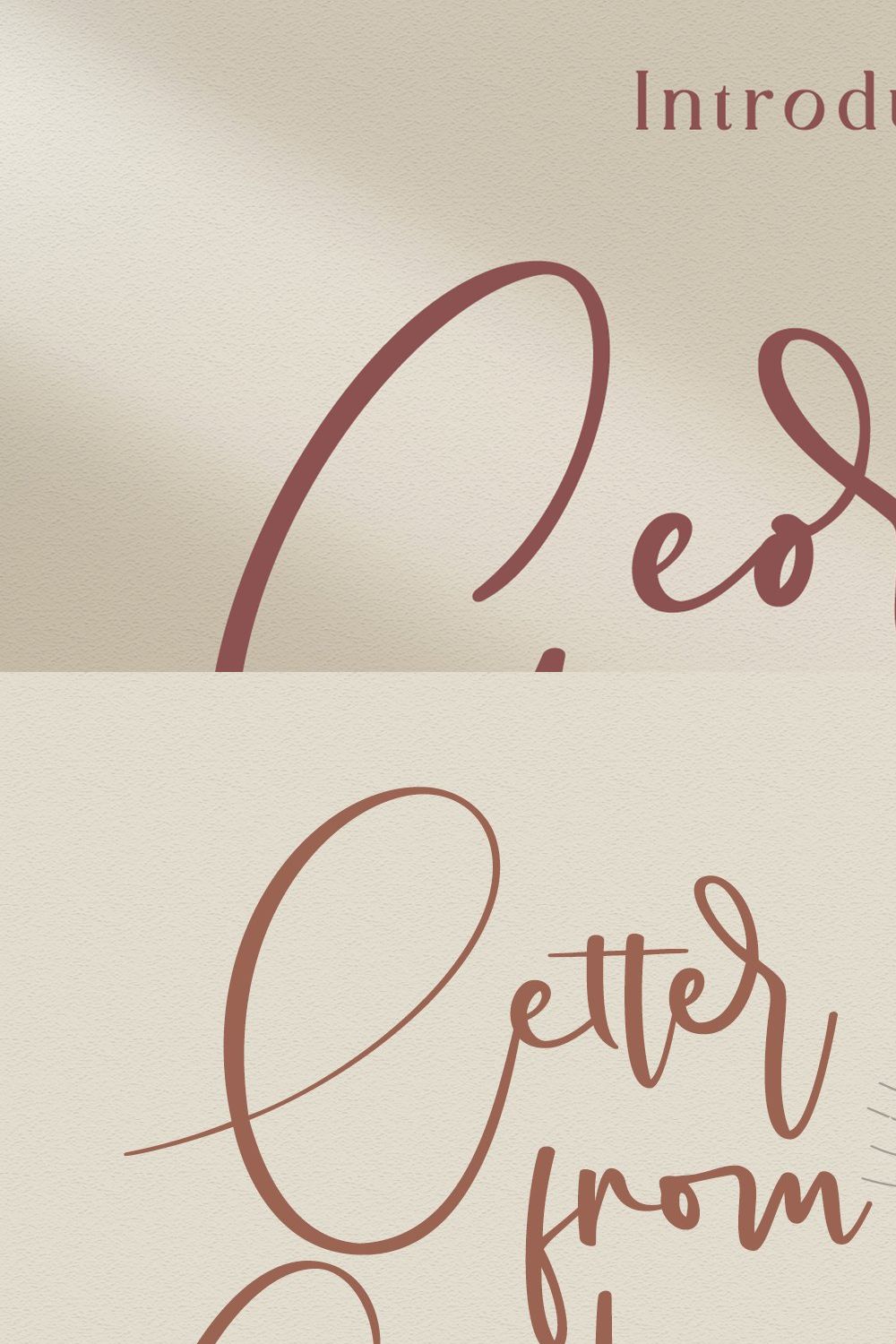 Georges - Signature Font pinterest preview image.