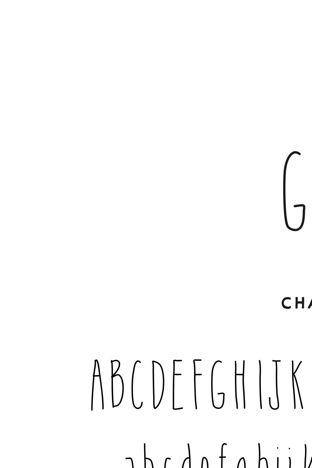 Giants — A Lanky Handwritten Font pinterest preview image.