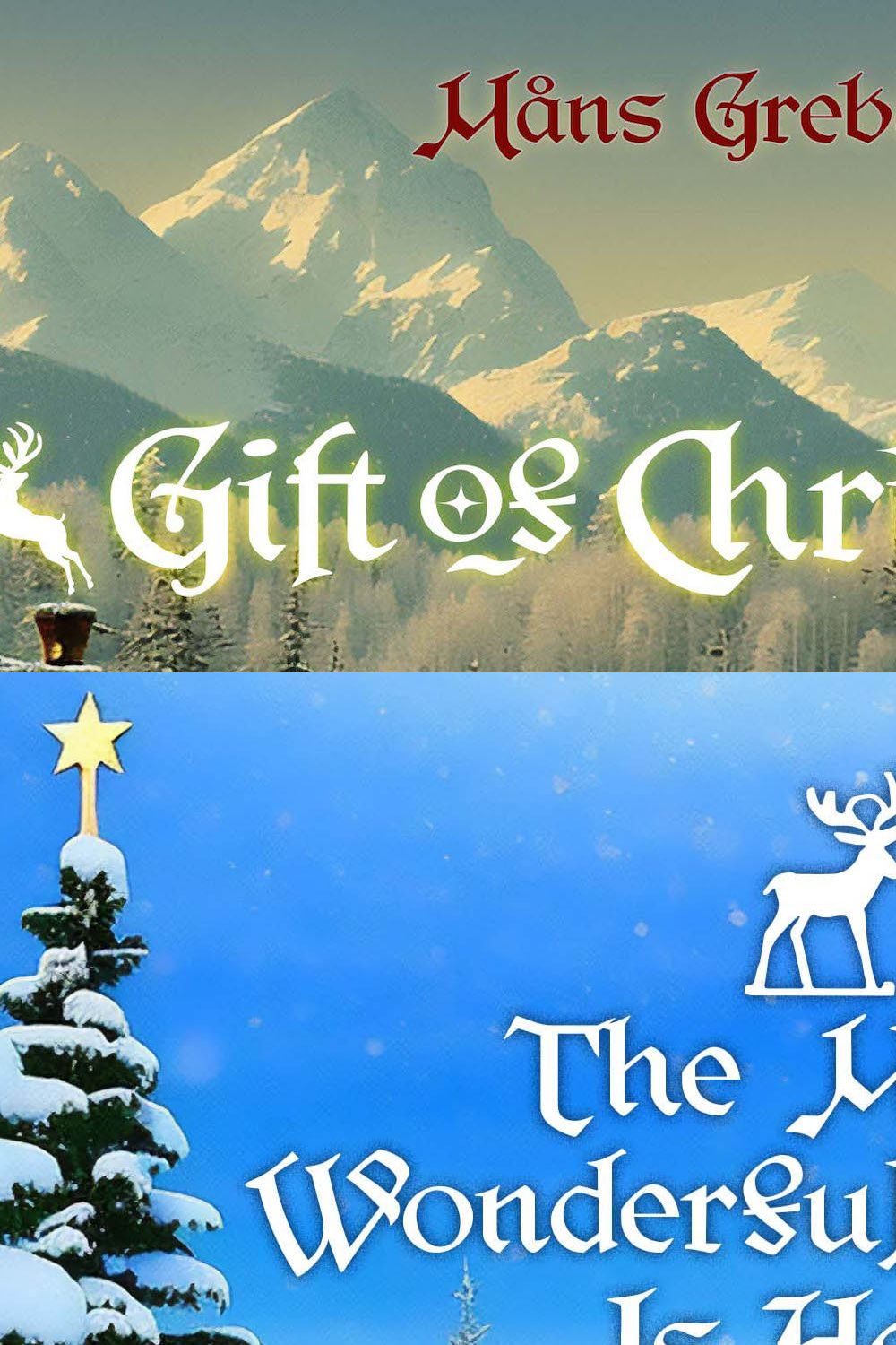 Gift of Christmas — Xmas Font Family pinterest preview image.