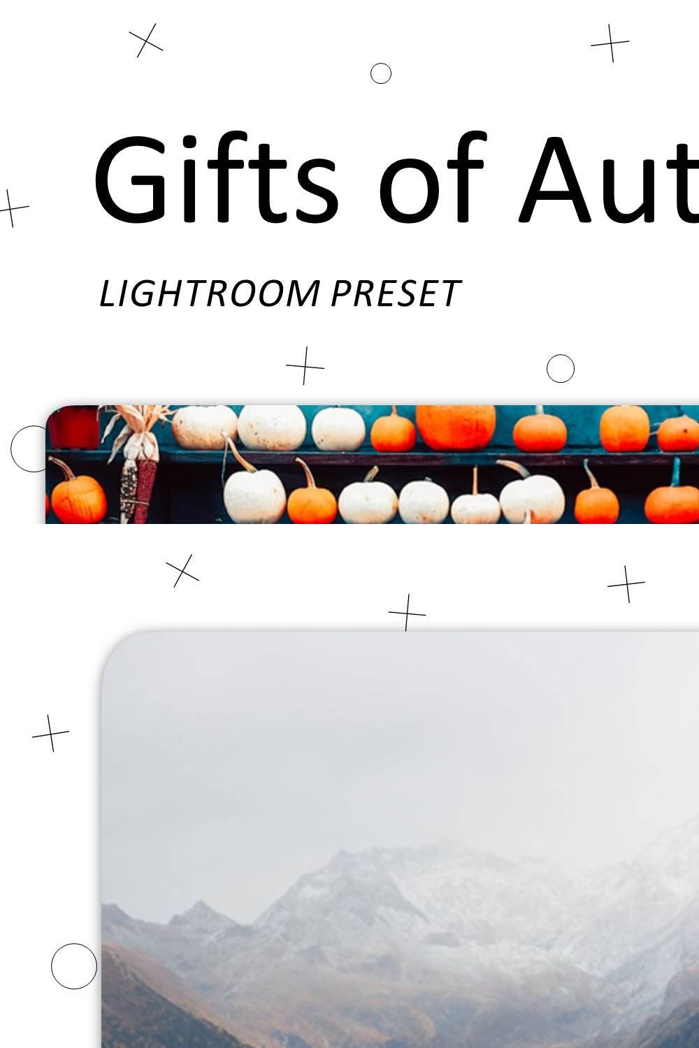 Gifts of Autumn - Lightroom Presets pinterest preview image.