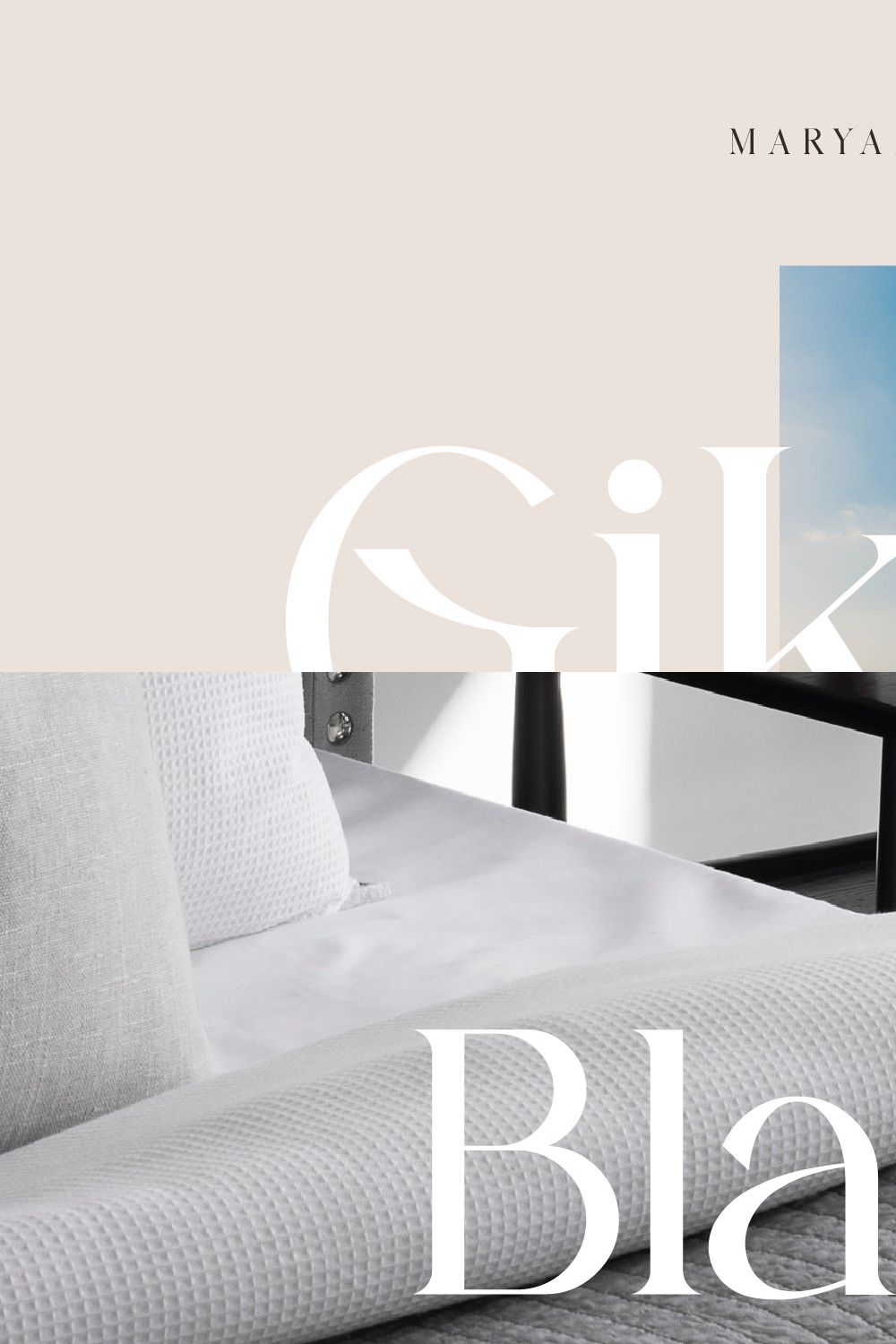 Gikany Modern Serif pinterest preview image.