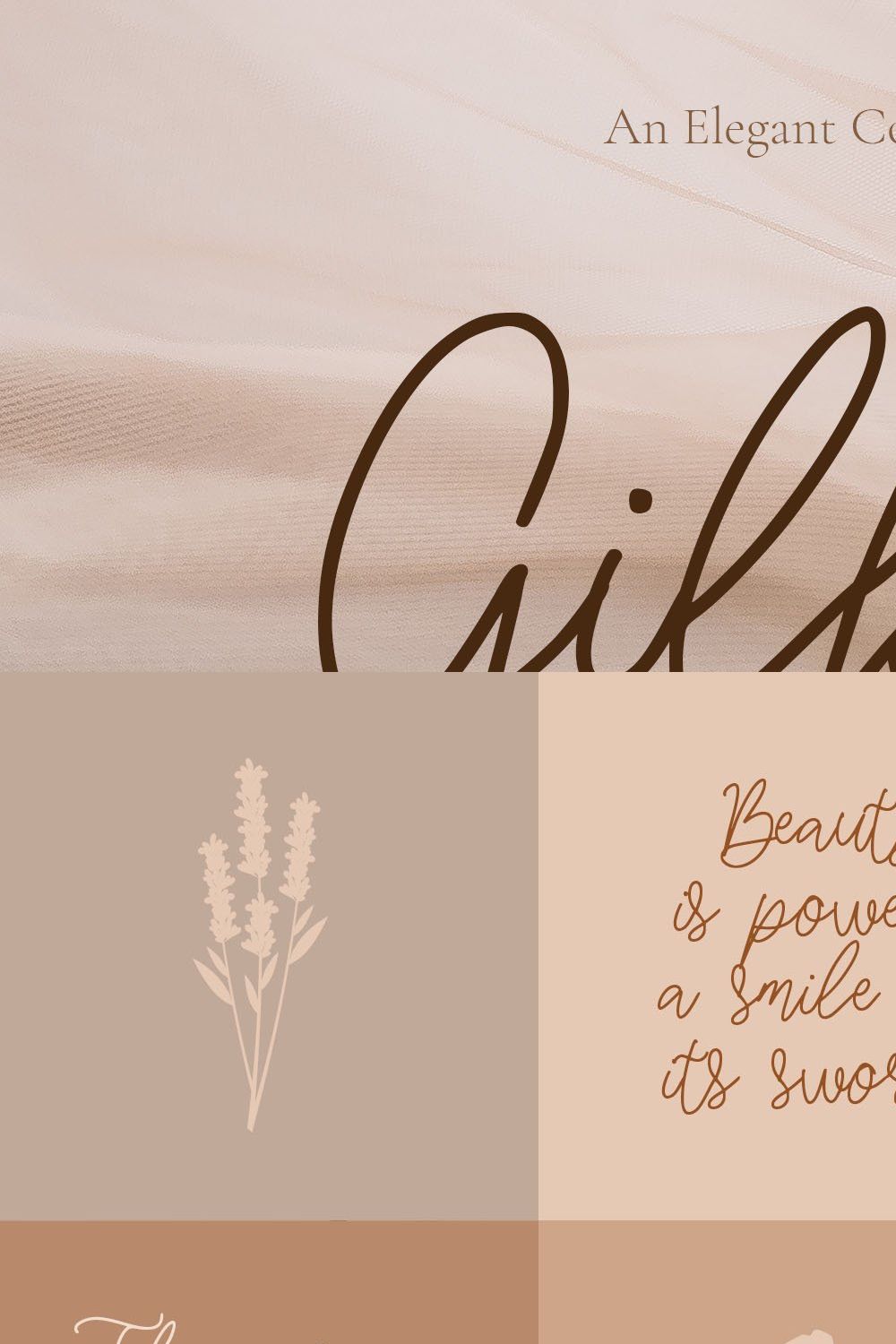 Gilkey - Elegant Script pinterest preview image.