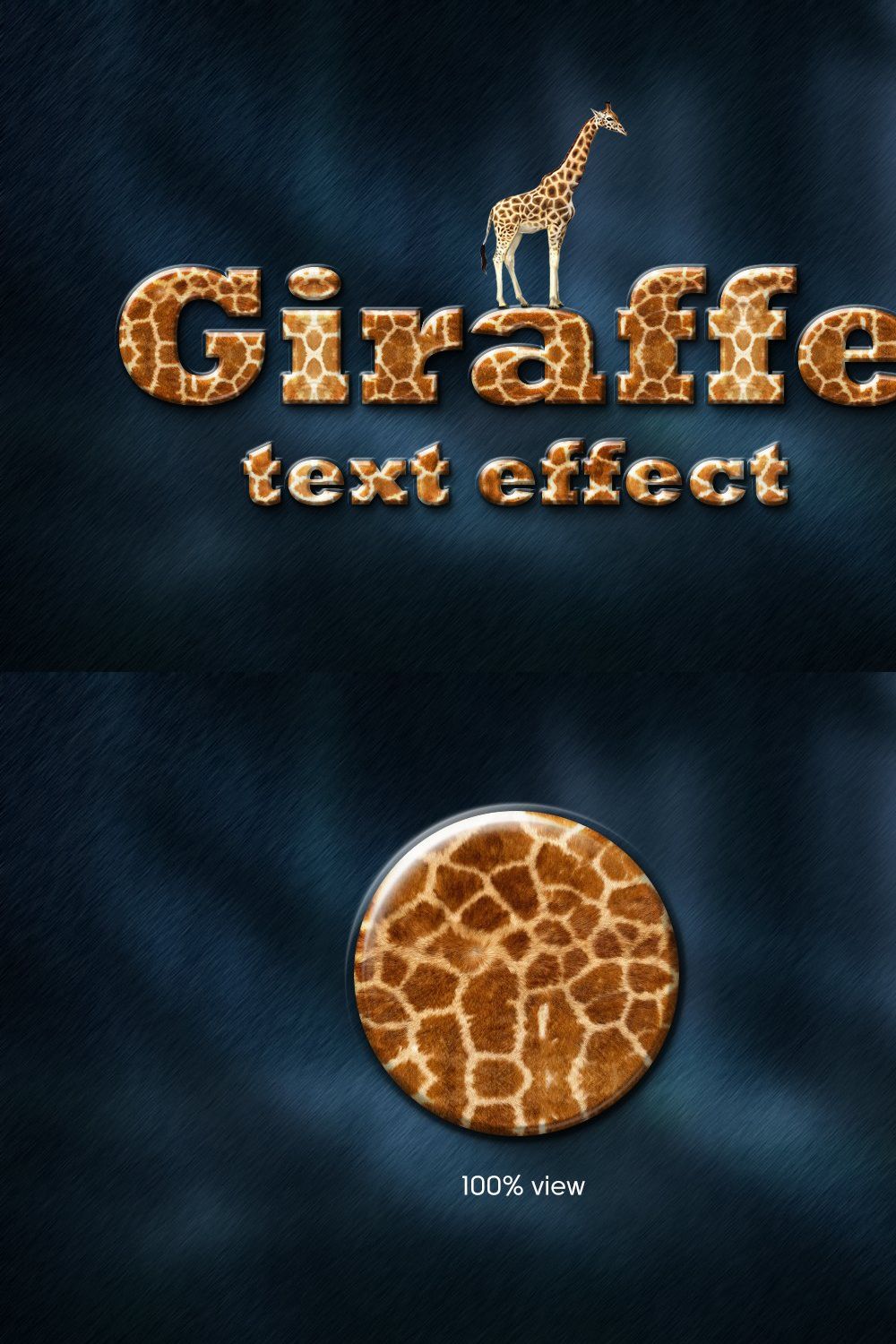 giraffe effect pinterest preview image.