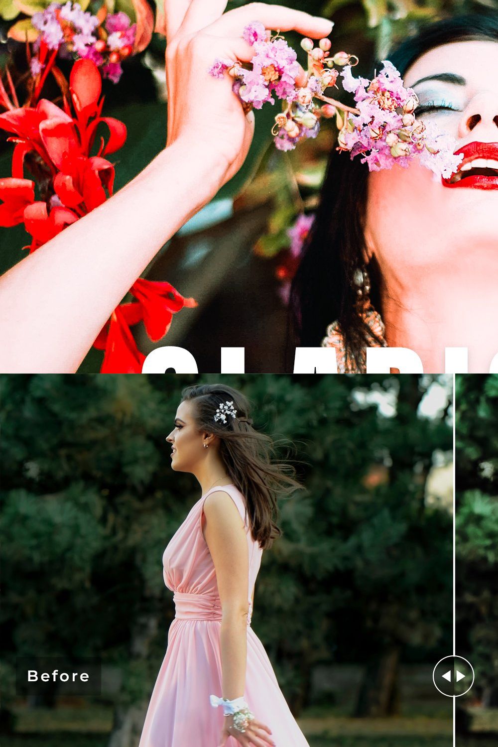 Gladiolus Pro Lightroom Presets pinterest preview image.