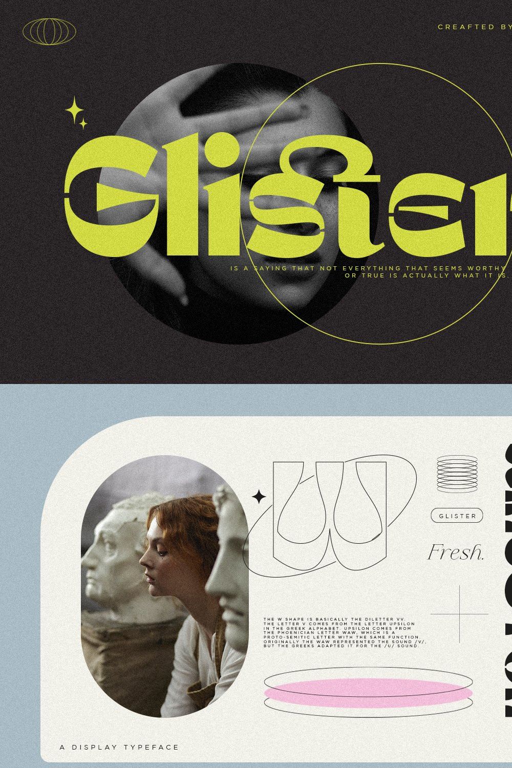 Glister | Stylish Display pinterest preview image.