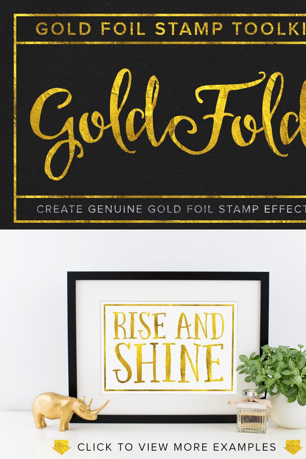 Gold Fold - Gold Foil Stamp Toolkit pinterest preview image.