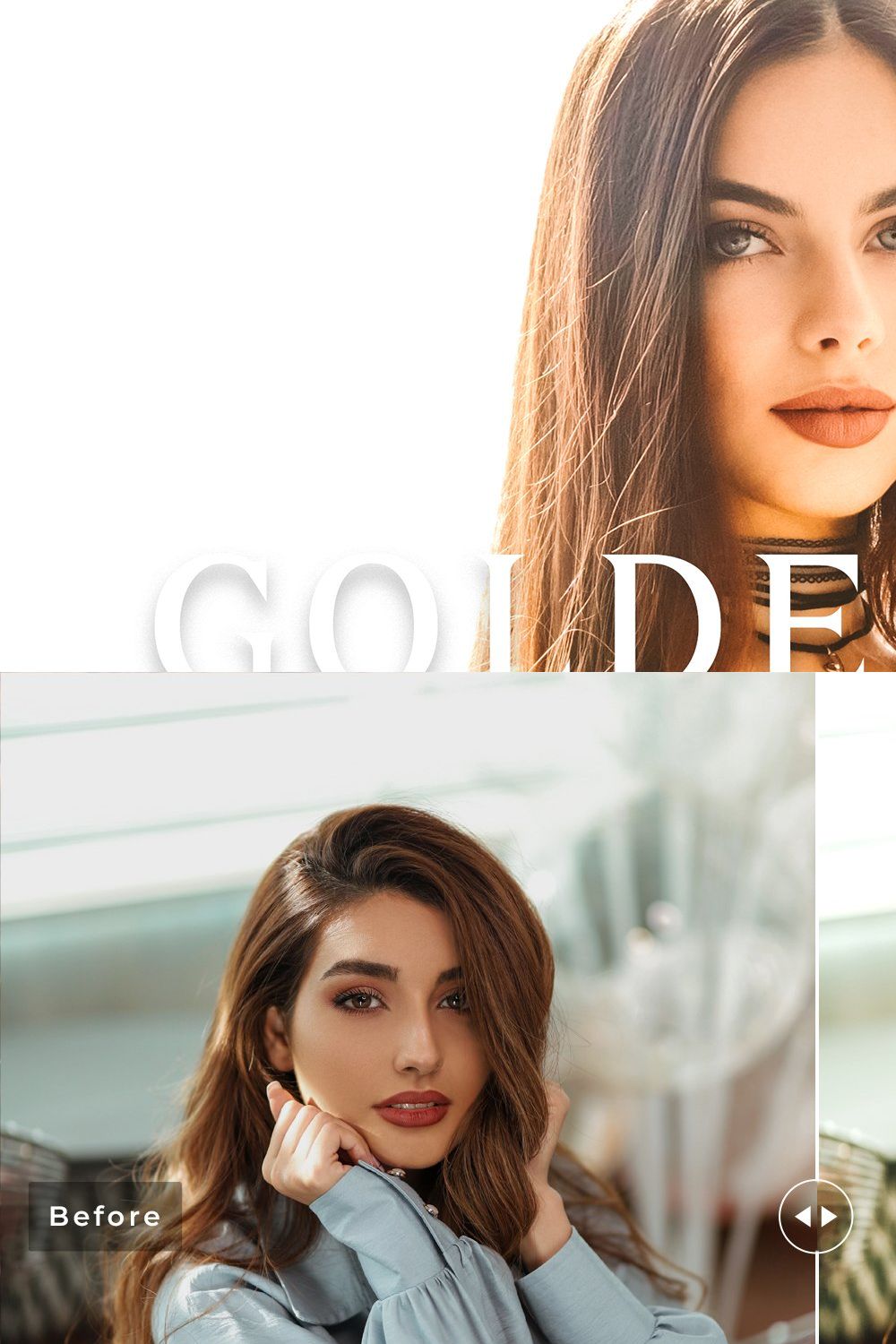 Goldenrod Pro Lightroom Presets pinterest preview image.