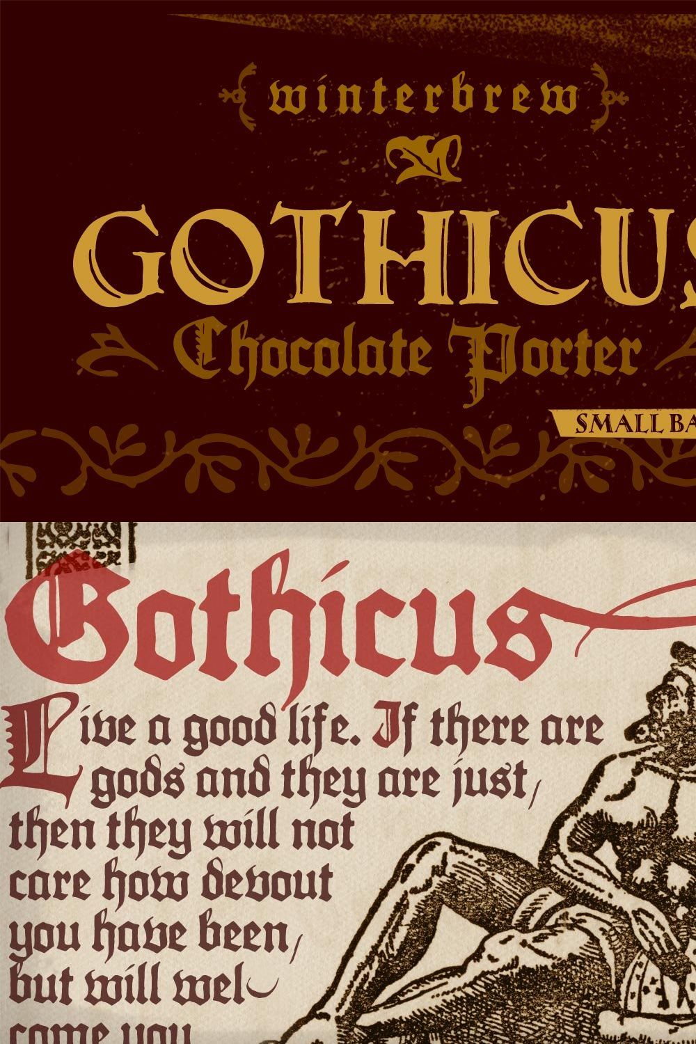 Gothicus™ Set pinterest preview image.