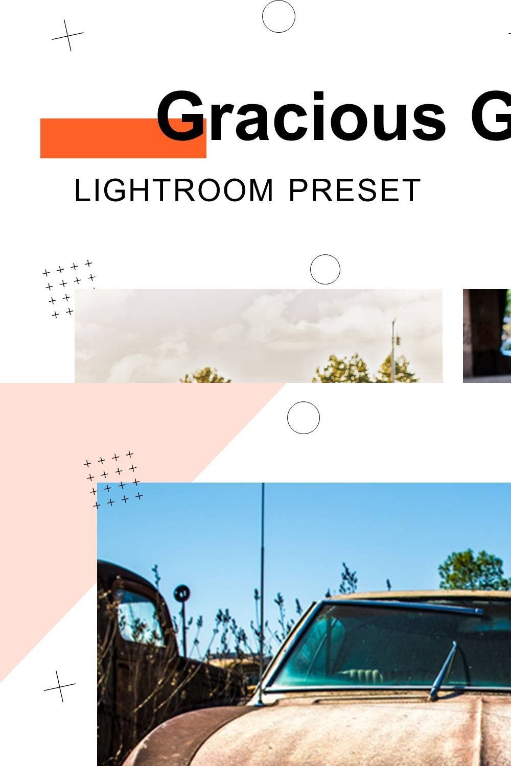 Gracious Gift - Lightroom Presets pinterest preview image.