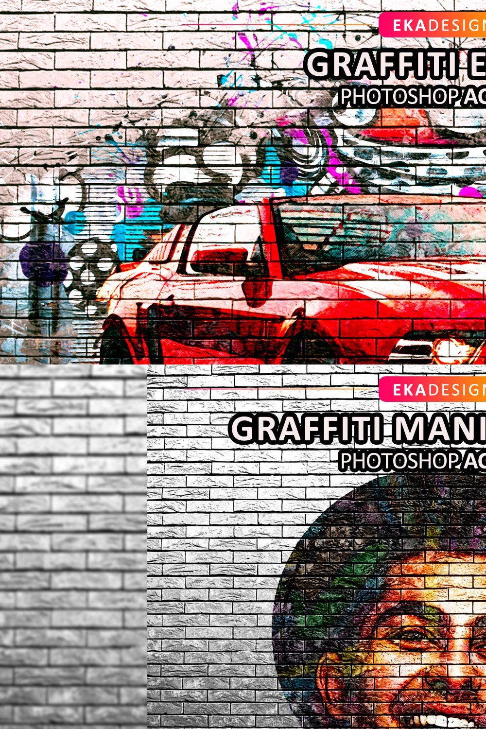 Graffiti Effect Vol 2 pinterest preview image.