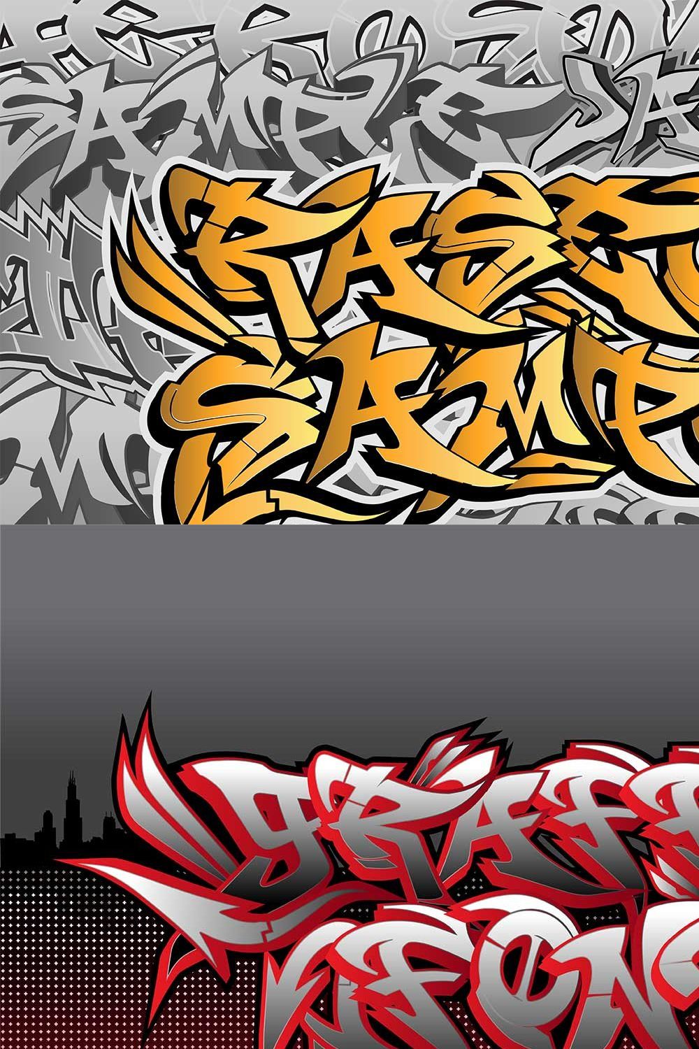Graffiti Fonts | RaseOne pinterest preview image.