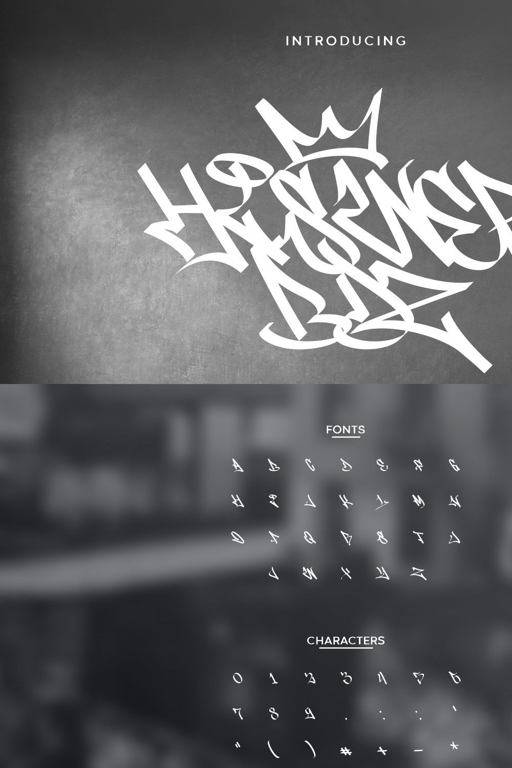 Graffiti Fonts | Tagging Vol.1 pinterest preview image.