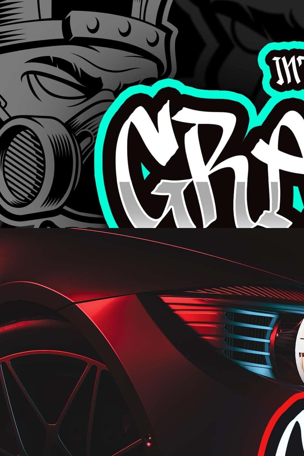 Graffiti Rebel - Urban Style Font pinterest preview image.