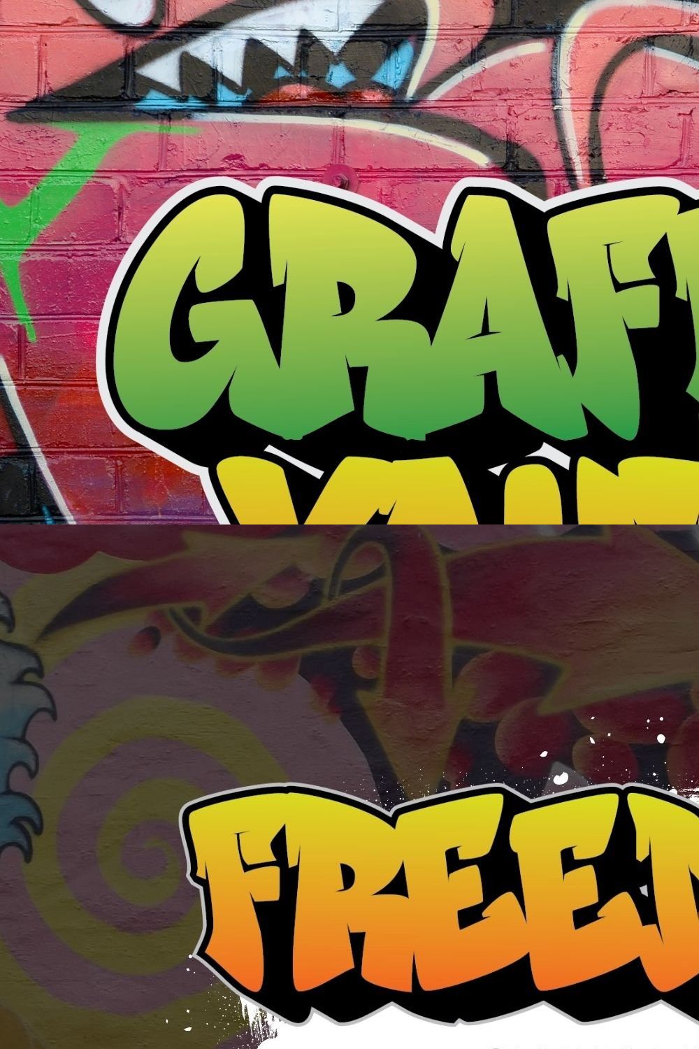 Graffiti Youth - Graffiti Font pinterest preview image.