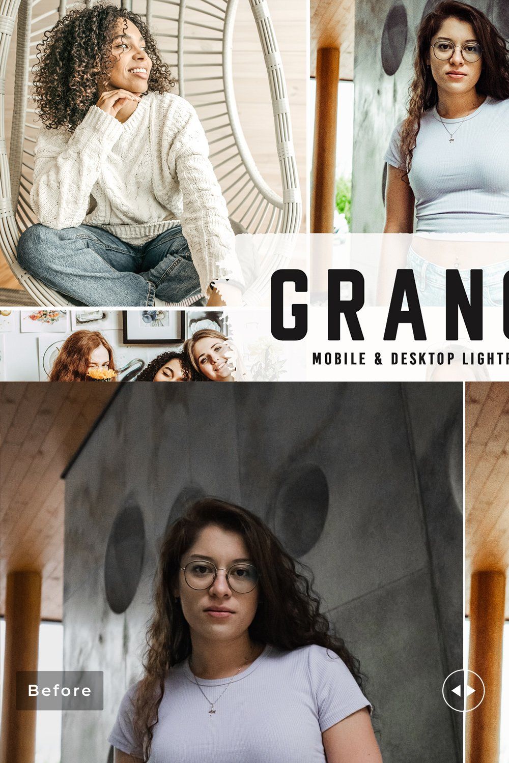 Granola Pro Lightroom Presets pinterest preview image.