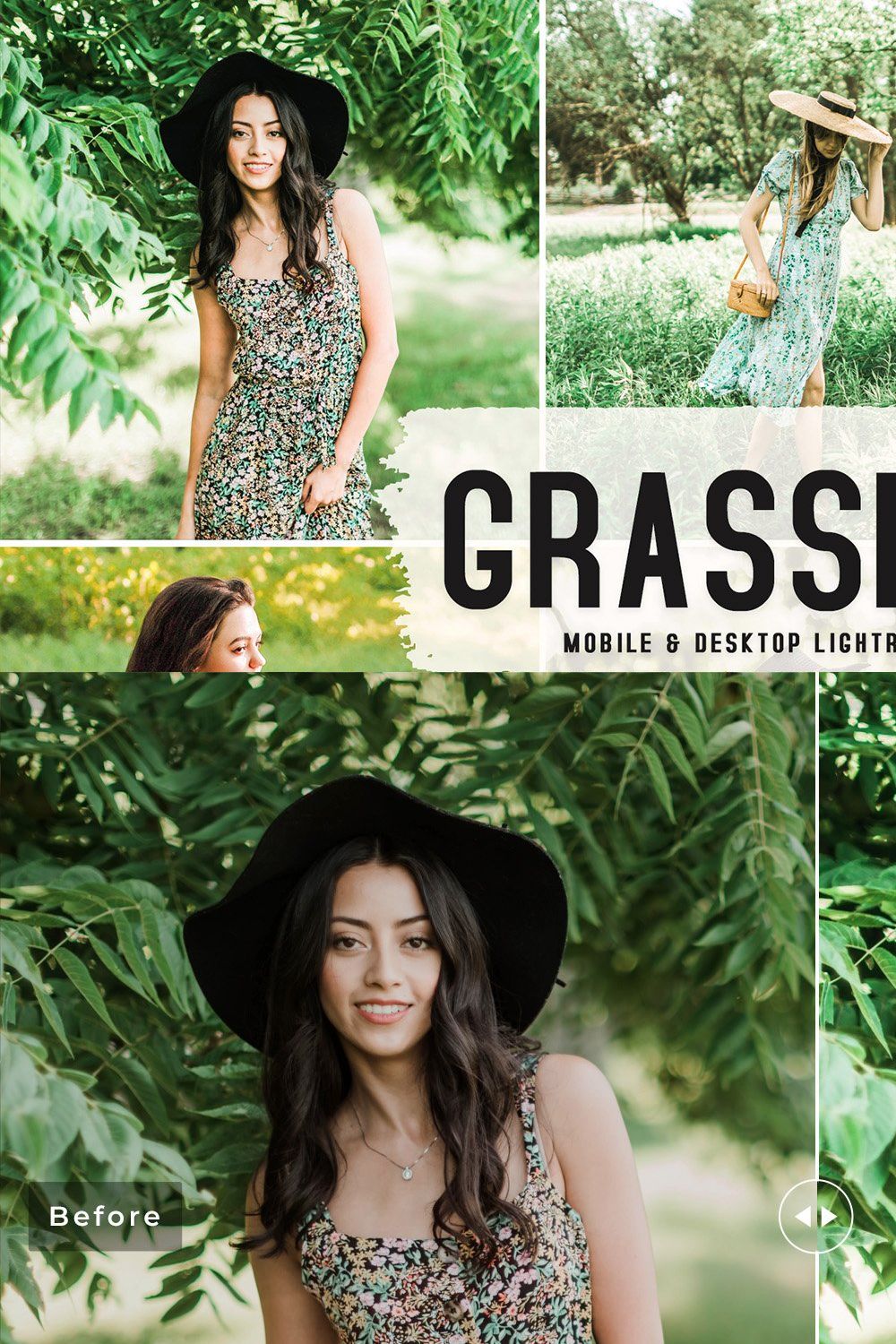 Grassland Pro Lightroom Presets pinterest preview image.