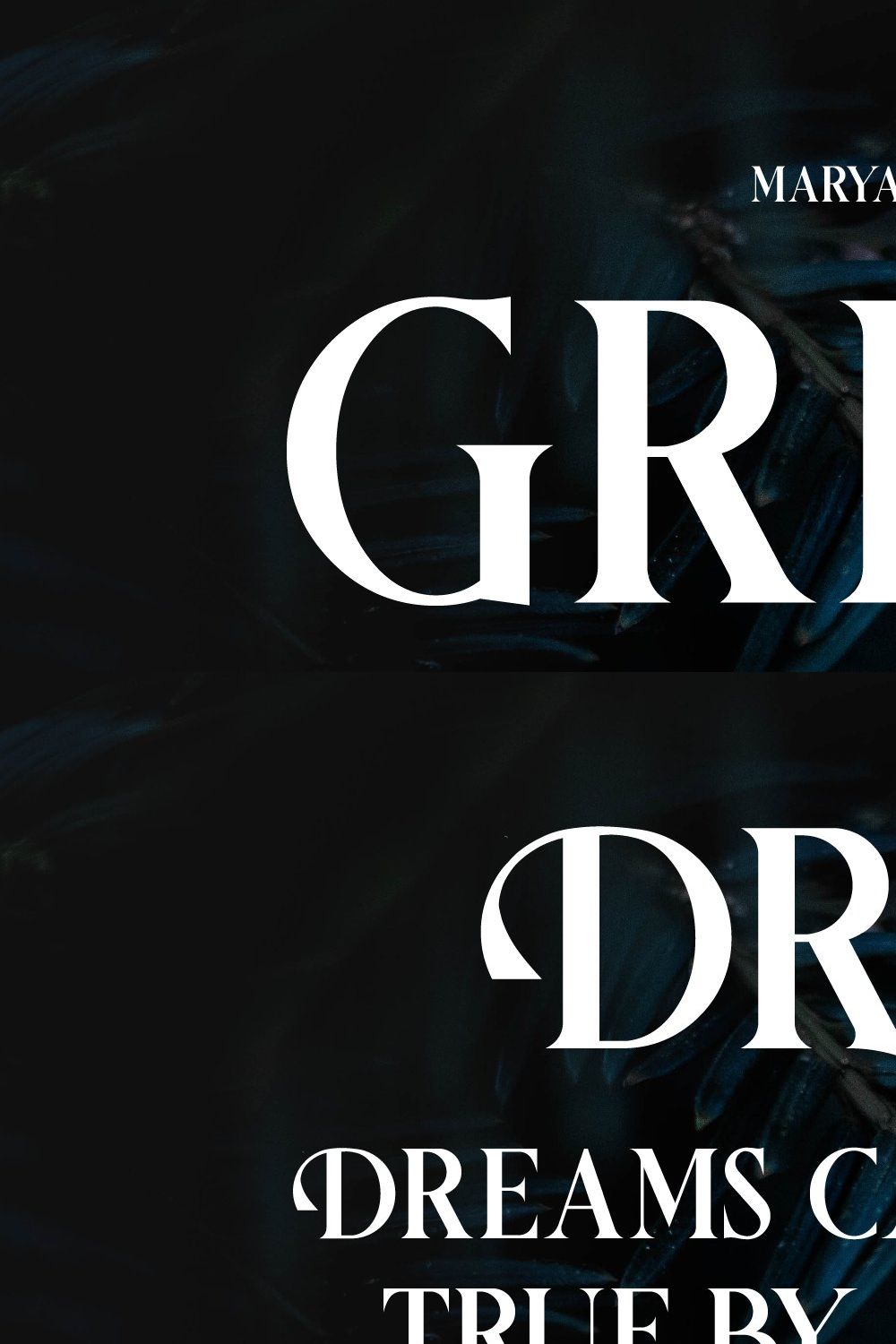 Griena Elegant Serif pinterest preview image.