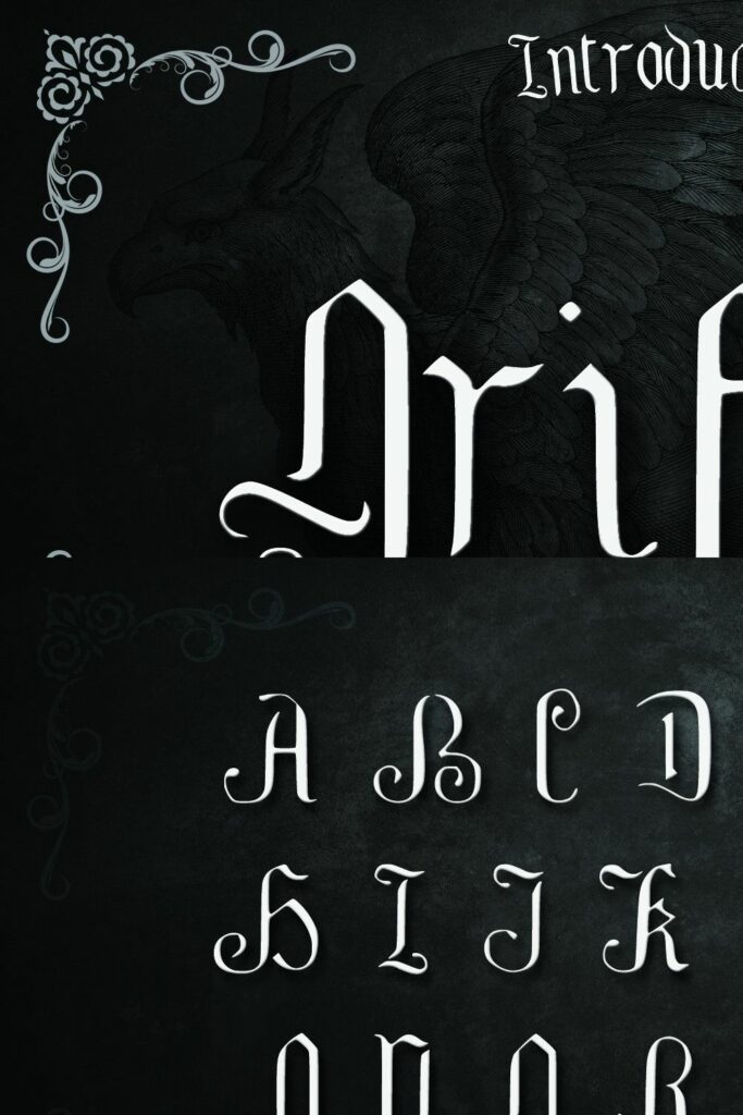 GRIFFIN, a Blackletter Typeface – MasterBundles