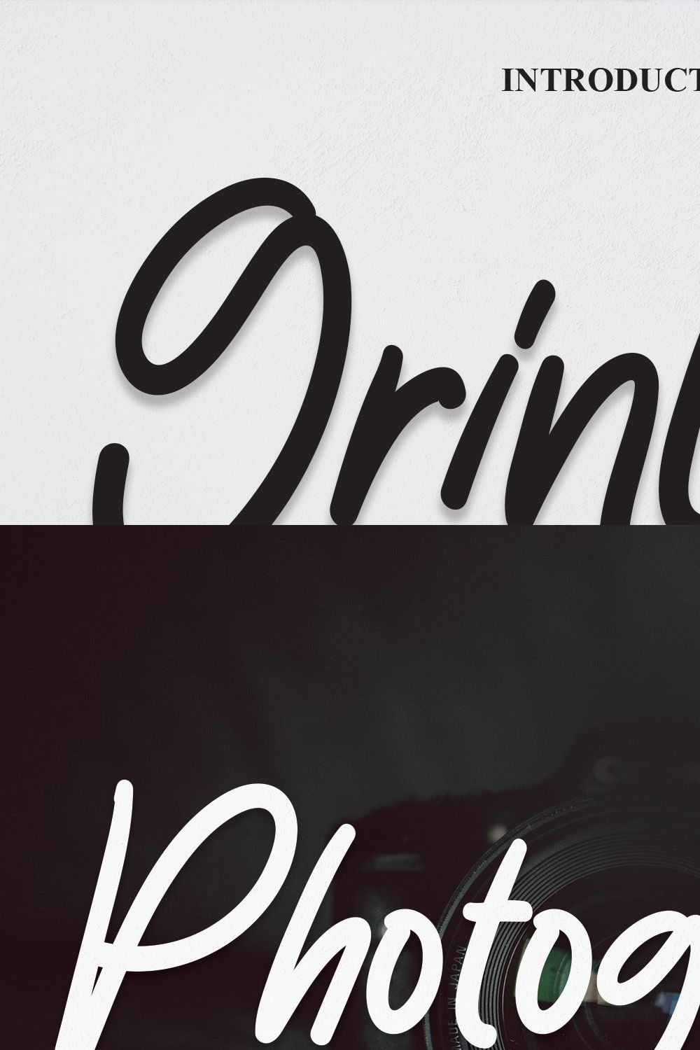 Grinlane | Script Font pinterest preview image.