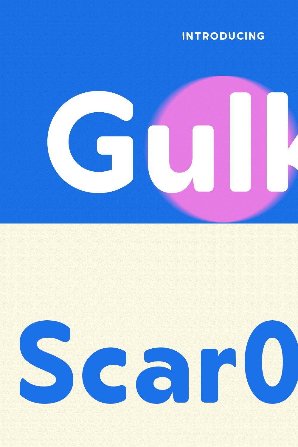 Gulka Sans Serif Font pinterest preview image.