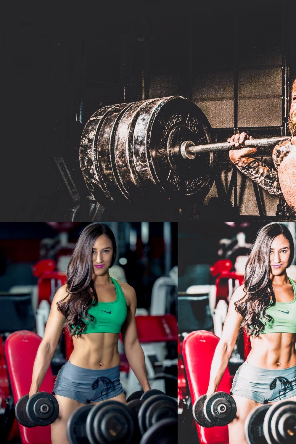 Gym Sport Lightroom Presets pinterest preview image.