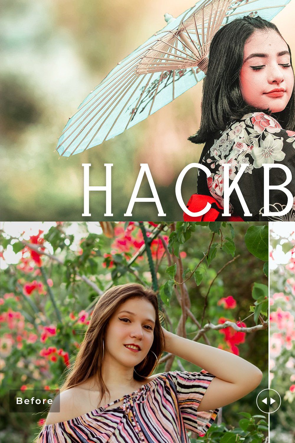 Hackberry Pro Lightroom Presets pinterest preview image.