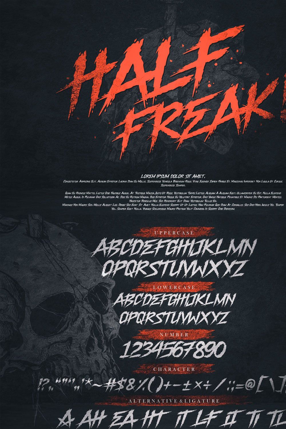 HALF FREAK pinterest preview image.