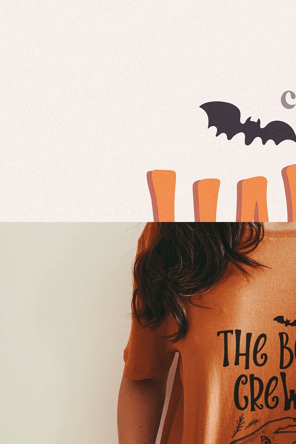 Halloween Bash Font for Crafters pinterest preview image.